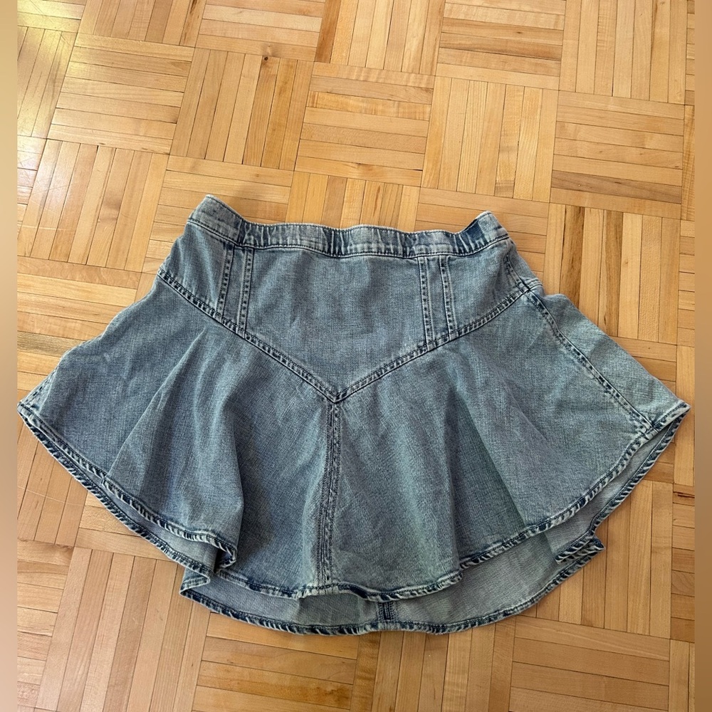 Aerie Denim Flared Women's Skirt